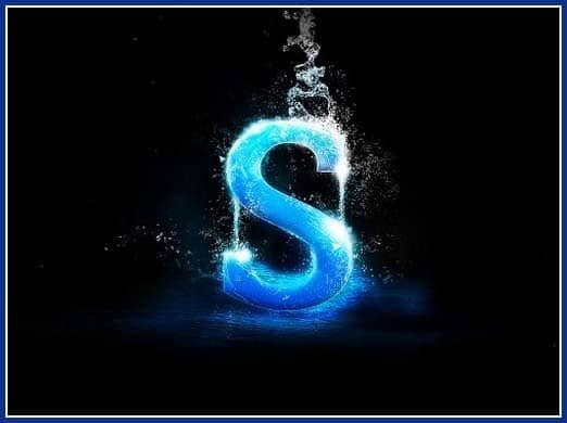 Splashing Water Text Effect