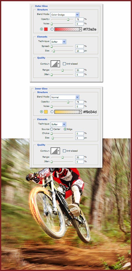 Design an Awesome Bike Racer with Fire Effect in Photoshop