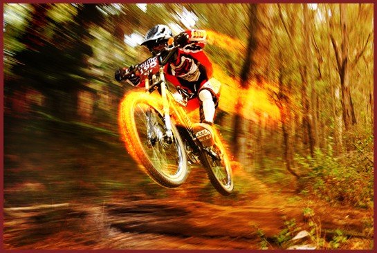 Design an Awesome Bike Racer with Fire Effect in Photoshop